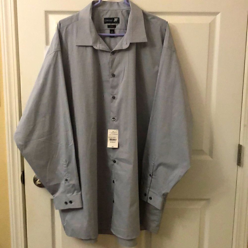 New J.Ferrar mens button up long sleeve shirt size big and tall 20